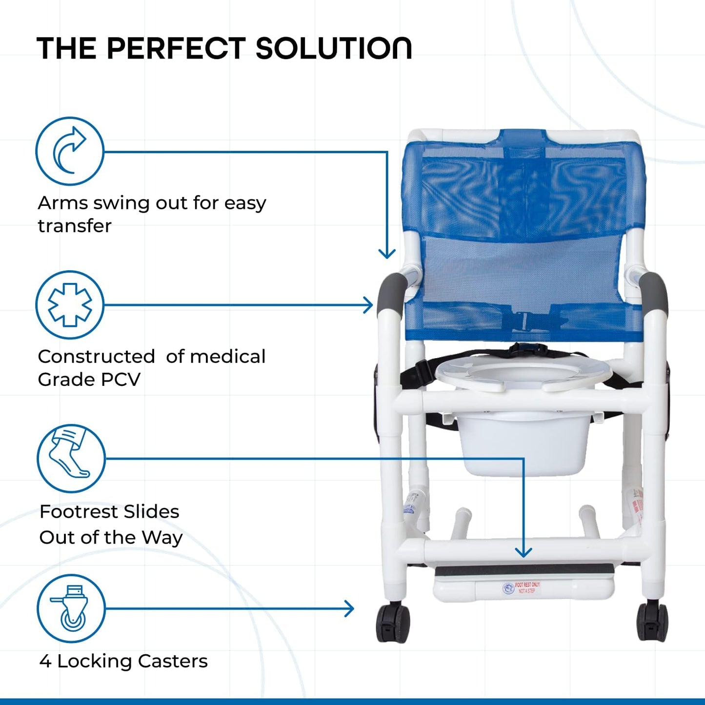 Rolling Shower Chair - RL-1