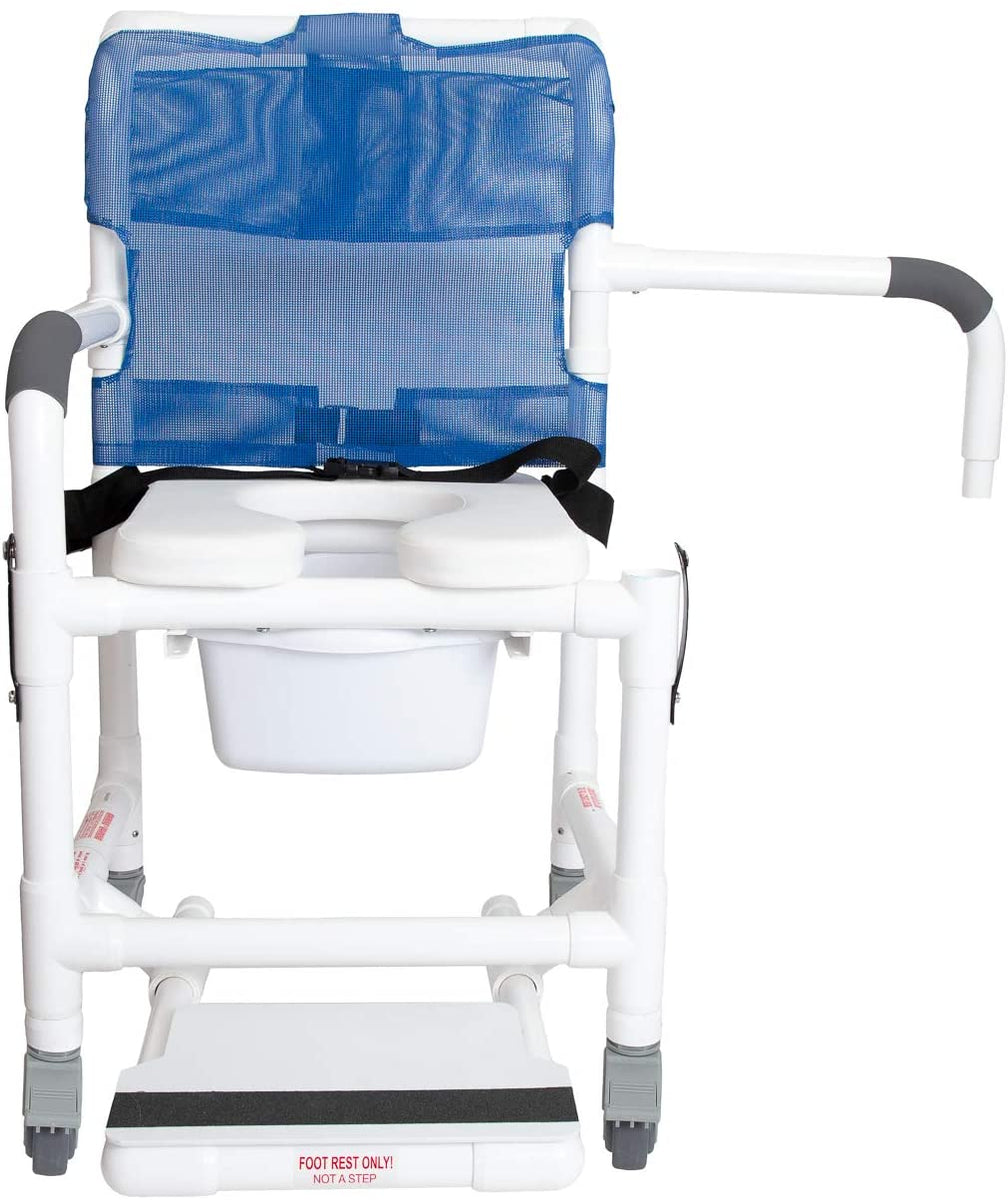 Deluxe Rolling Shower Chair DL1 Fields Outdoor Supplies