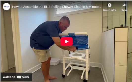 How to Assemble the RL-1 Rolling Shower Chair in 5 Minutes (Step-by-Step Video Guide)
