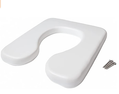 Padded Toilet Seat Replacement for Rolling Shower Chair with Drop Arms - Fits Models DL-1 and RL-1