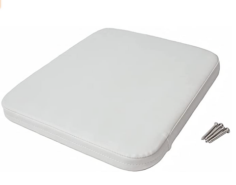 Solid Padded Seat Replacement for Rolling Shower Chair with Drop Arms - Fits Models DL-1 and RL-1