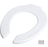 Toilet Seat Replacement for Rolling Shower Chair with Drop Arms - Fits Models DL-1 and RL-1